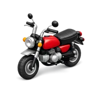 Mini Motorcycle 3D icon