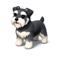 Mini Schnauzer 3D icon