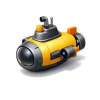 Mini Submarine 3D icon