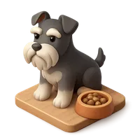 Miniature Schnauzer 3D icon