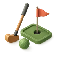 Mini Golf Set 3D icon