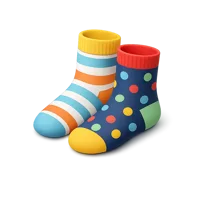 Mismatched Socks 3D icon