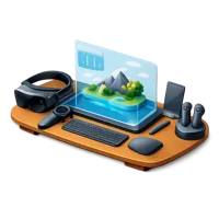 Mixed Reality Desk 3D icon