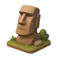 Moai 3D icon