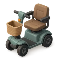Mobility Scooter 3D icon