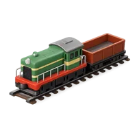 Red Model Train 3D icon