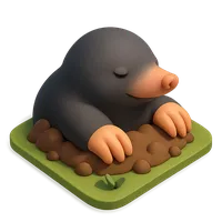 Mole 3D icon