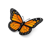 Monarch Butterfly 3D icon