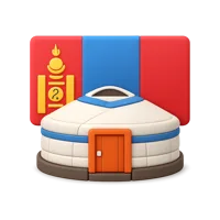 Mongolia 3D icon