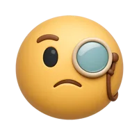 Monocle Face 3D icon