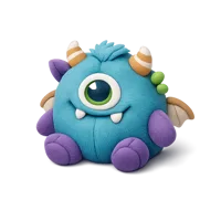 Monster Plush 3D icon
