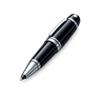 Blue Mont Blanc Rollerball 3D icon