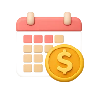 Monthly Payment 3D icon