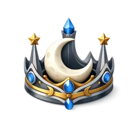 Moon Crown 3D icon