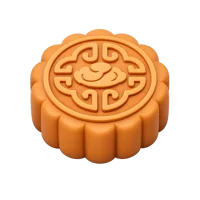 Mooncake 3D icon