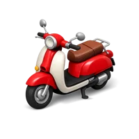 Moped 3D icon