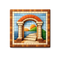 Mosaic Panel 3D icon