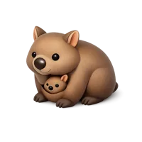 Mother Wombat 3D icon
