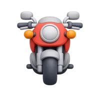 Motorcycle 3D icon