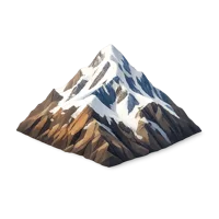 Blue Mount Everest 3D icon