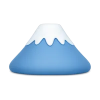 Mount Fuji 3D icon