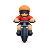 Orange Mountain Biker 3D icon