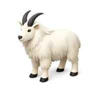 Mountain Goat 3D icon