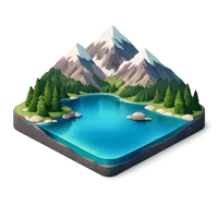 Mountain Lake 3D icon
