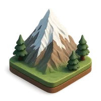 Mount Everest 3D icon