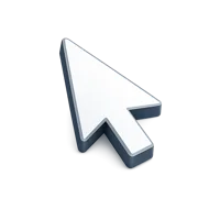 Blue Mouse Cursor 3D icon