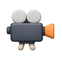 Movie Camera 3D icon