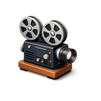 Orange Movie Projector 3D icon