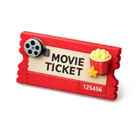 Movie Ticket 3D icon