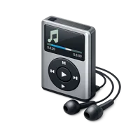 Grey MP3 Player 3D icon