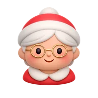 Mrs Claus 3D icon