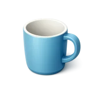 Blue Mug 3D icon