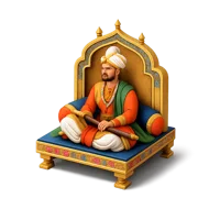 Mughal Painting 3D icon
