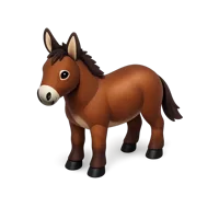 Brown Mule 3D icon