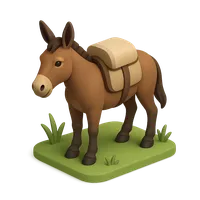 Mule 3D icon