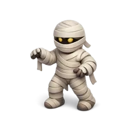 Brown Mummy 3D icon