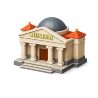 Museum 3D icon
