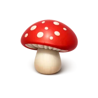 Red Mushroom 3D icon