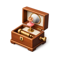 Brown Music Box 3D icon