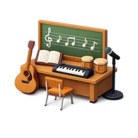 Music Class 3D icon