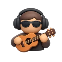 Musician 3D icon