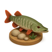 Muskellunge 3D icon