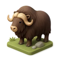 Musk Ox 3D icon