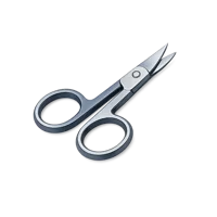 Blue Nail Scissors 3D icon