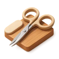 Nail Scissors 3D icon