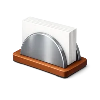 Brown Napkin Holder 3D icon